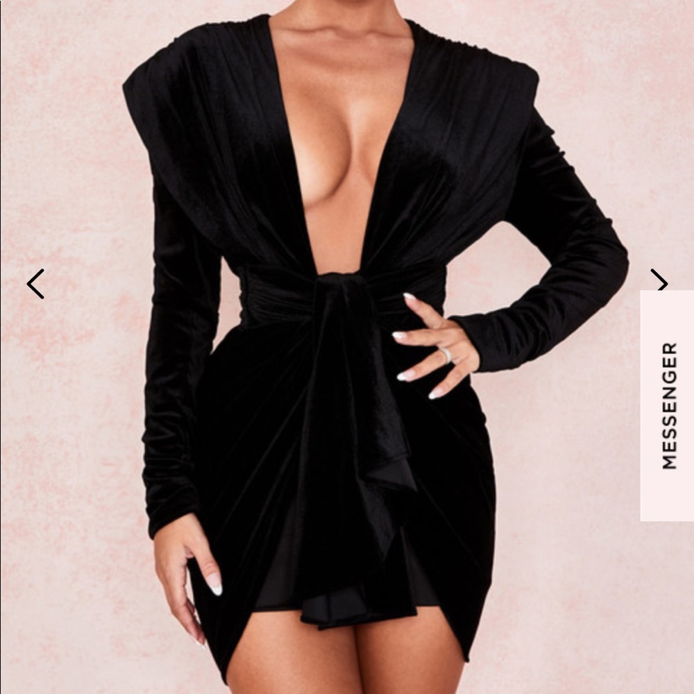 House of CB dress Never worn box and bow included